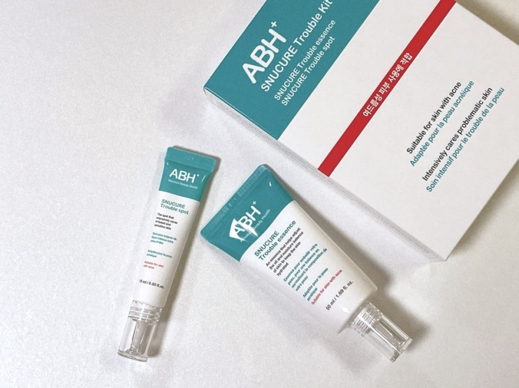  ABH+ 스누큐어 트러블 키트 ; 피부 트러블 관리필수템