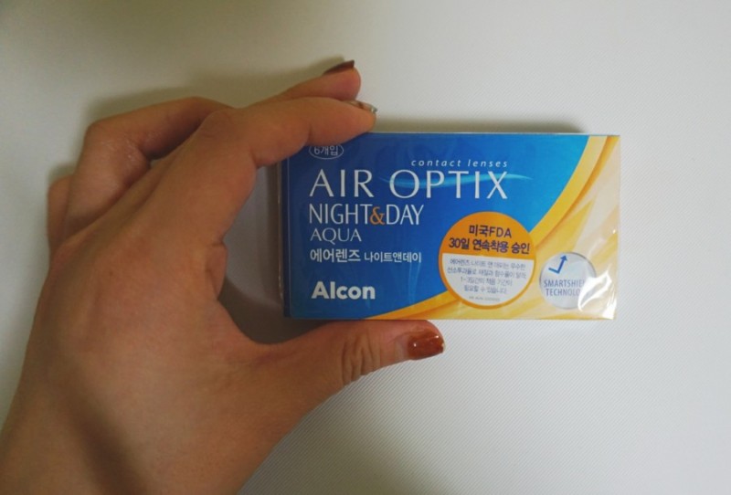 으뜸50안경에서 저렴하게 구매한 알콘(Alcon) 에어옵틱스 나이트앤데이 아쿠아 한달착용 렌즈추천] : 네이버 블로그