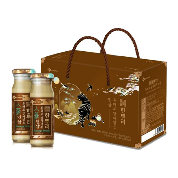 선택고민 해결 CJ 한뿌리 인삼 10병명절설날선물세트, 10병, 120ml 좋아요 선택고민 해결 CJ 한뿌리 인삼 10병명절설날선물세트, 10병, 120ml 좋아요