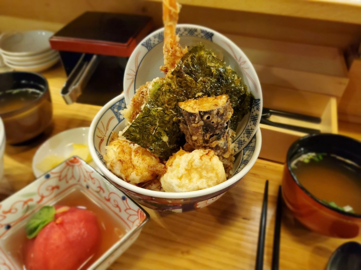 [내돈내먹/인천] 백종원 골목식당 '온센', 보는 맛도 먹는 맛도 즐거운 바삭한 텐동