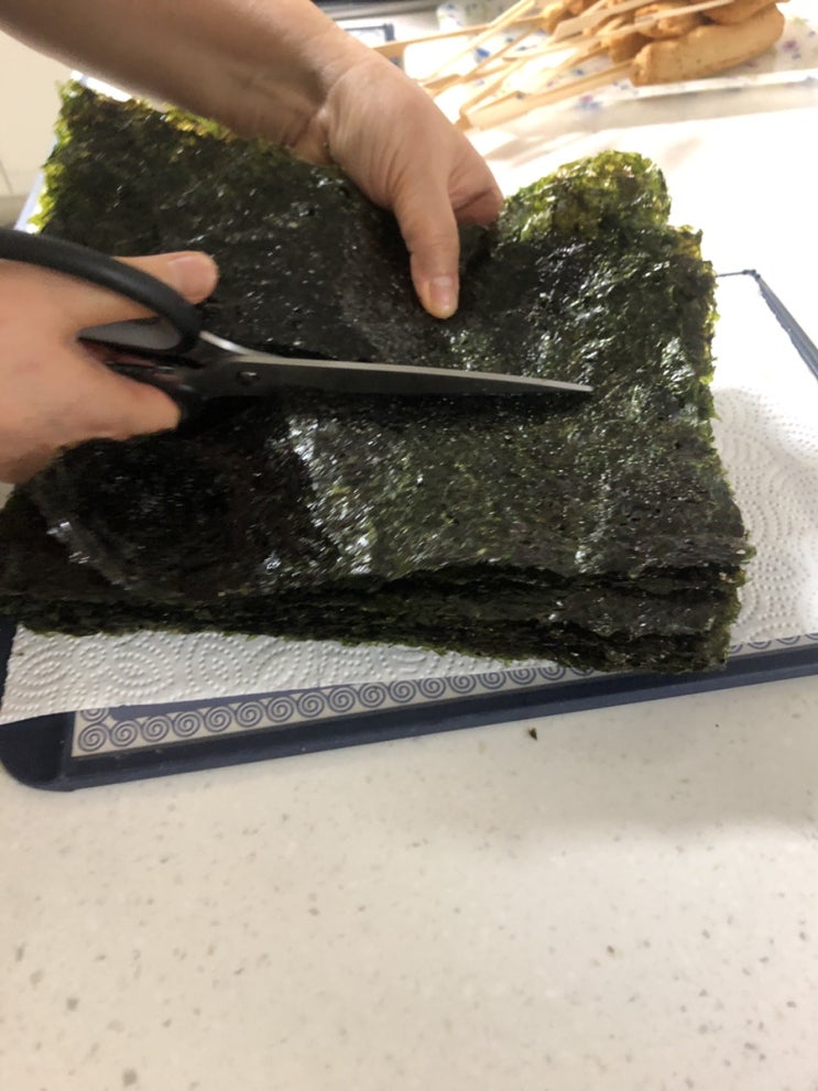  짭쪼롬 맛있는 조미김 집에서 만드는 방법