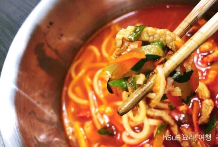  [이마트 초마짬뽕] 피코크 불맛 짬뽕 / 초마짬뽕 맛있게 끓이기