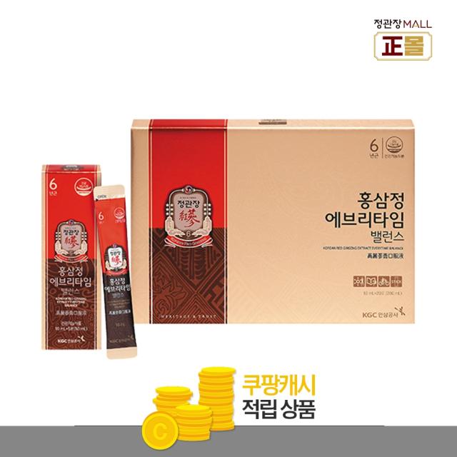 의외로 인기있는 (본사출고) 정관장 홍삼정 에브리타임 밸런스 10ml*20포, 단일상품 좋아요