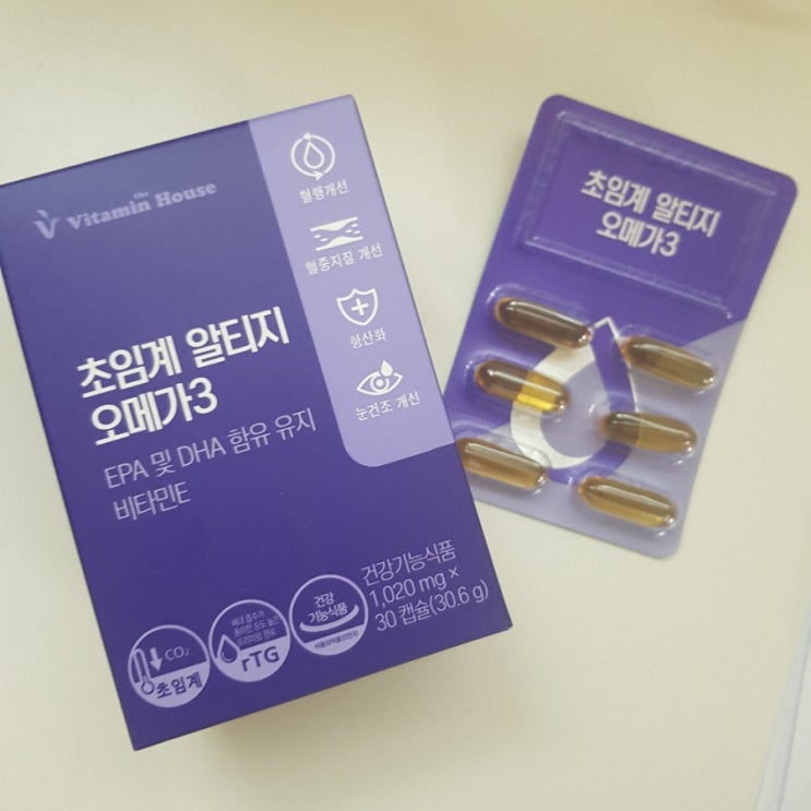  알티지 오메가3로 몸건강 챙기기
