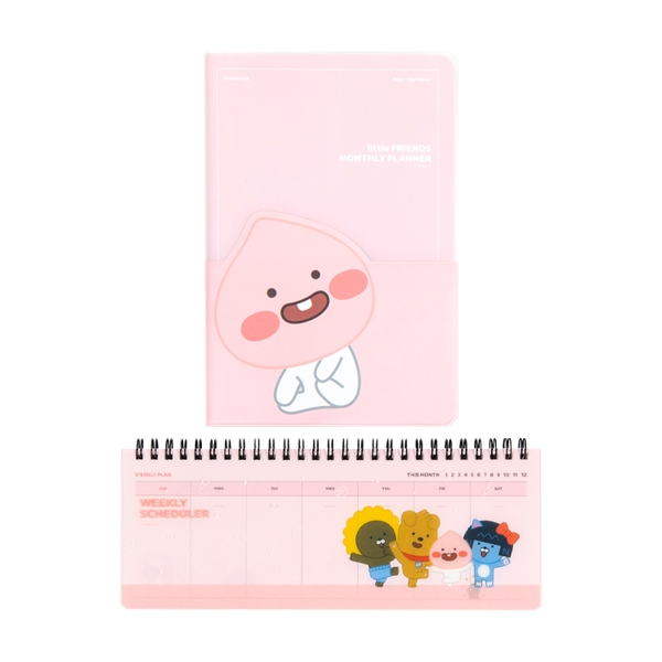 요즘 인기있는 카카오프렌즈 리틀프렌즈 PP 커버 위클리 플래너 + 포켓 PVC 커버 먼슬리 플래너 세트, 핑크(로켓배송) 추천해요 요즘 인기있는 카카오프렌즈 리틀프렌즈 PP 커버 위클리 플래너 + 포켓 PVC 커버 먼슬리 플래너 세트, 핑크(로켓배송) 추천해요