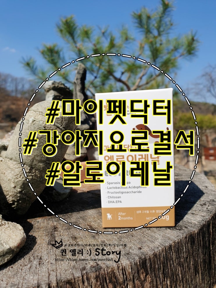  강아지 요로결석  "마이펫닥터 엘로이레날 "로 해결