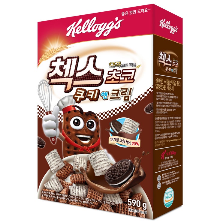 선호도 좋은 켈로그 첵스초코 쿠키 앤 크림, 590g, 1개(로켓배송) ··· 선호도 좋은 켈로그 첵스초코 쿠키 앤 크림, 590g, 1개(로켓배송) ···