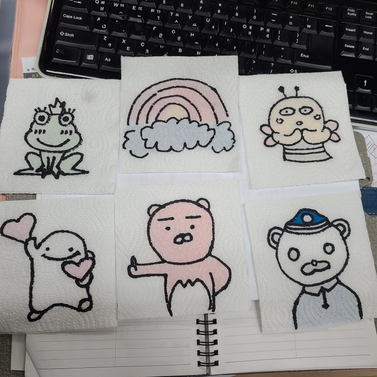  4살 아기 키친타월 놀이!