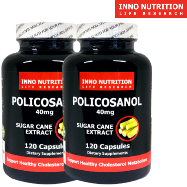 선택고민 해결 Innonutrition 폴리코사놀 120정 2병 묶음 (8개월분) 20mg 4배 농축 캐나다 직구, 2통, 120정 (4개월분) 좋아요 선택고민 해결 Innonutrition 폴리코사놀 120정 2병 묶음 (8개월분) 20mg 4배 농축 캐나다 직구, 2통, 120정 (4개월분) 좋아요