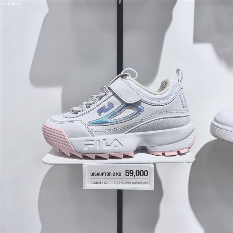  20% 기회상품 휠라키즈 아동 디스럽터 운동화 핑크 3GM01089_154! 이거에요 여러분!