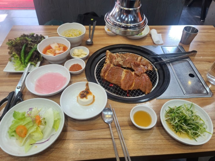  울산 맛집 울산 갈비 유곡동 맛집/만원의 행복으로 즐기는 돼지갈비정식 점심특선을 창녕갈비에서!!