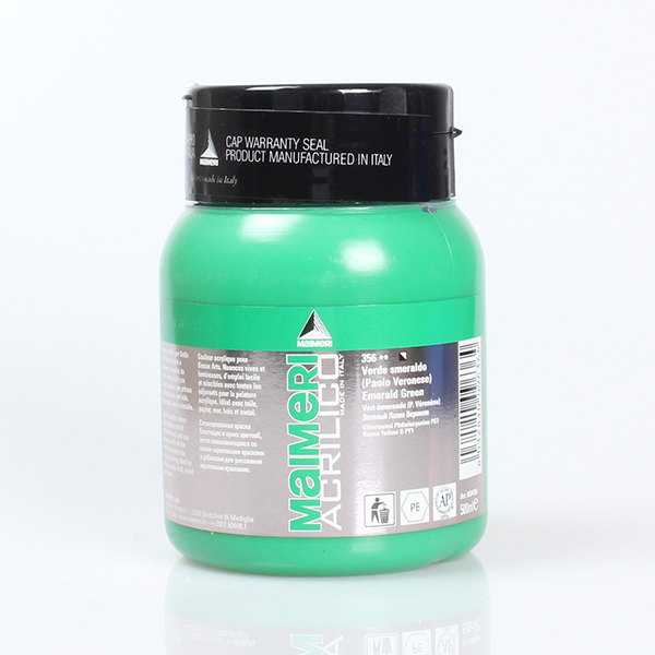 선택고민 해결 마이메리 아크릴리코 500ml 낱색 아크릴물감, 356 AM EMERALD GREEN, 1개(로켓배송) 좋아요 선택고민 해결 마이메리 아크릴리코 500ml 낱색 아크릴물감, 356 AM EMERALD GREEN, 1개(로켓배송) 좋아요