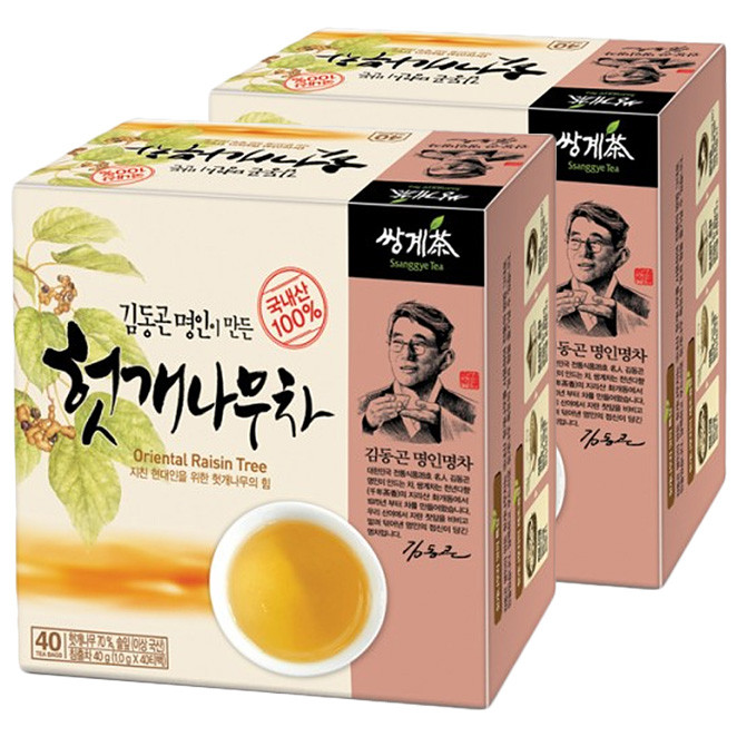 구매평 좋은 김동곤명인이만든헛개나무차, 1g, 40개입 x 2박스, 티백(로켓배송) ···