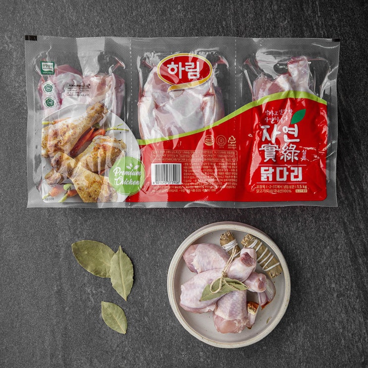 당신만 모르는 하림 무항생제 자연실록 닭다리 (냉장), 500g, 3개(로켓배송) 좋아요