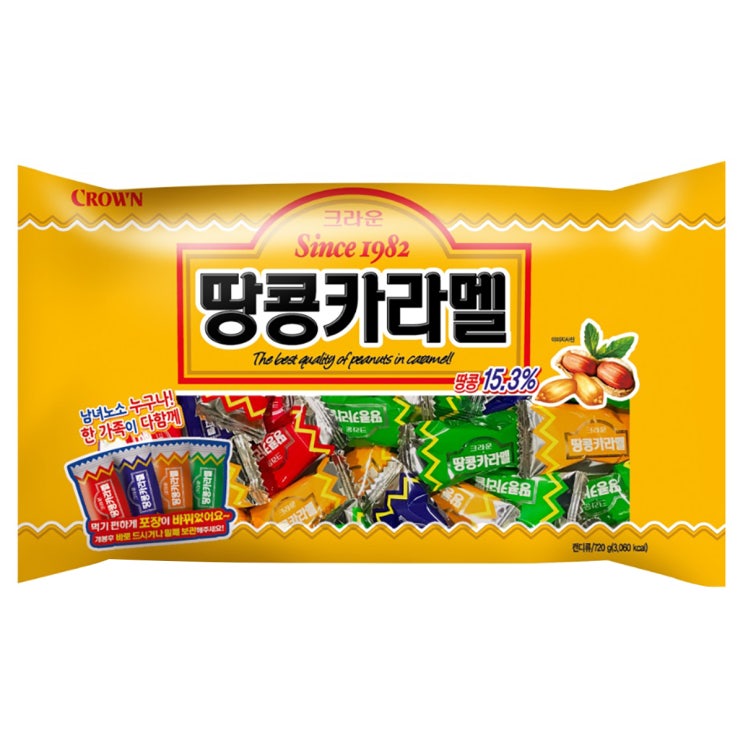 의외로 인기있는 땅콩카라멜, 720g, 1개 좋아요 의외로 인기있는 땅콩카라멜, 720g, 1개 좋아요