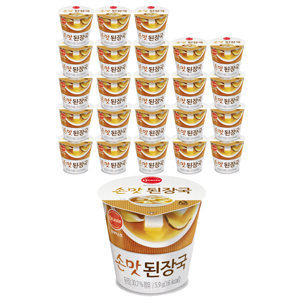 인지도 있는 오테이스트 손맛 된장국, 5.9g, 24개(로켓배송) 추천해요 인지도 있는 오테이스트 손맛 된장국, 5.9g, 24개(로켓배송) 추천해요