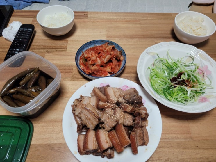  콜라 수육 만들어봤어요.
