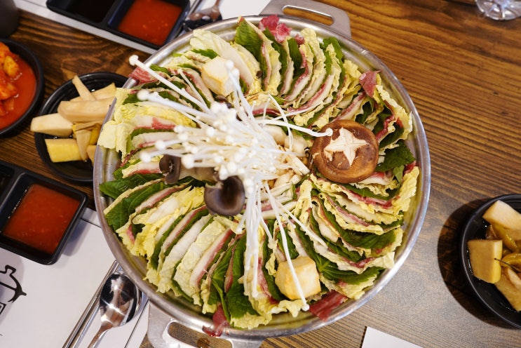  송파구 데이트 수작나베 석촌점 :: 밀푀유나베 넘 맛있네요!