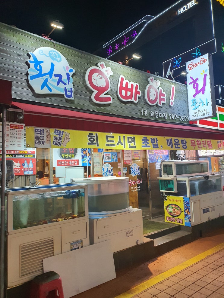  해운대맛집, 해운대횟집추천 '오빠야 횟집 1호점' 포장 후기