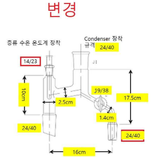  대전초자,초자제작,초자가공,실험기구제작,글라스가공,글라스제작,유리기구제작,유리기구납품,석영유리, -  Dean stark 제작의뢰 제작완료
