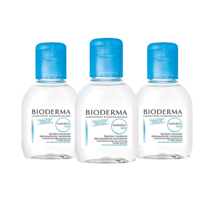 잘팔리는 Bioderma Hydrabio H2O 바이오더마 미셀라 워터 클렌징 100mL x 3팩 추천해요