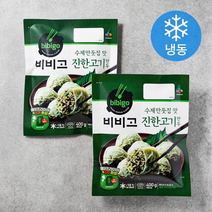 후기가 좋은 비비고 수제 진한고기만두 (냉동), 400g, 2개(로켓배송) 좋아요