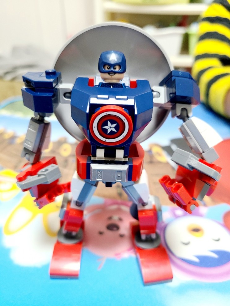 레고 마블 76168 캡틴 아메리카 맥 아머 로봇 갓성비 짱!