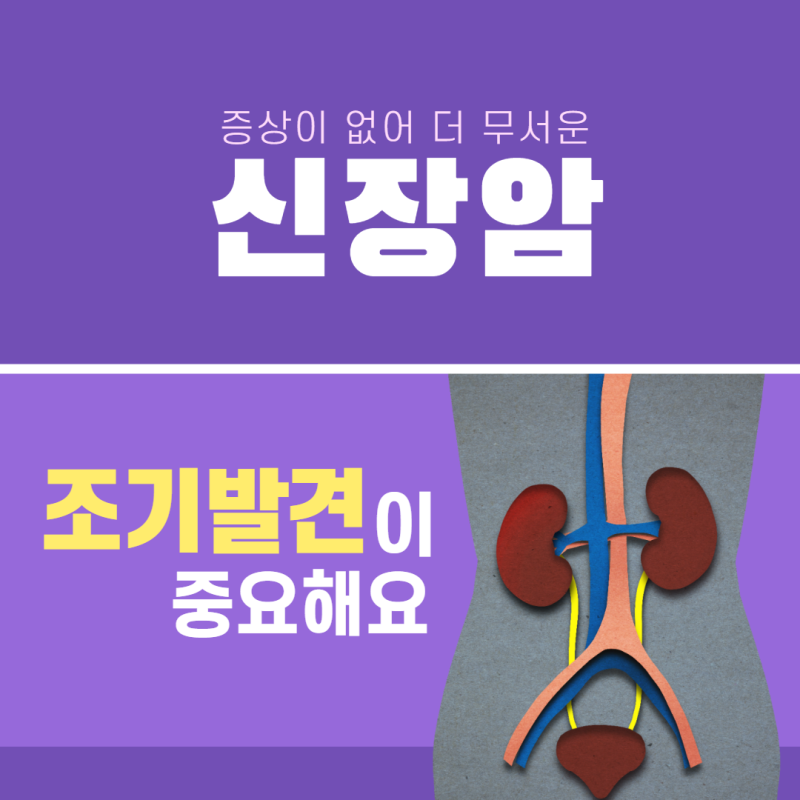 조기발견 어려운 신장암 증상과 원인 (+신장결석)