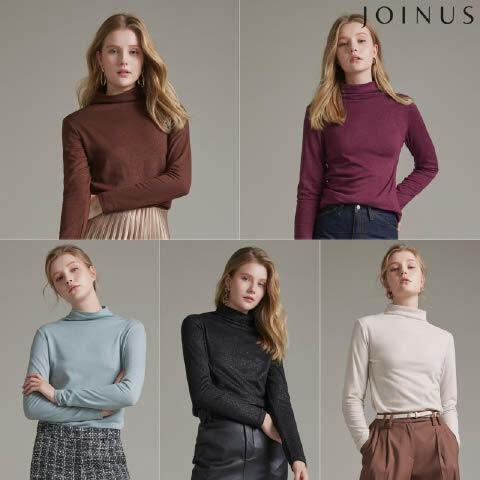 [현대홈쇼핑] 조이너스(JOINUS) 기모 글리터 티셔츠 5종 (2월 4일 방송일정)