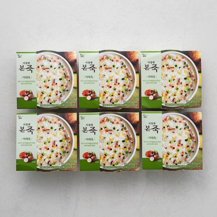 인기 급상승인 본죽 아침엔 야채죽, 271.5g, 6개(로켓배송) 좋아요 인기 급상승인 본죽 아침엔 야채죽, 271.5g, 6개(로켓배송) 좋아요