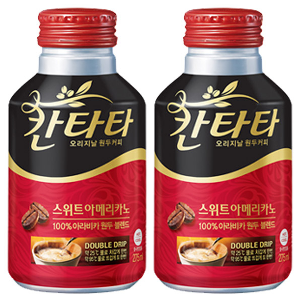 잘나가는 롯데칠성음료 칸타타 스위트아메리카노, 275ml, 24개 ···