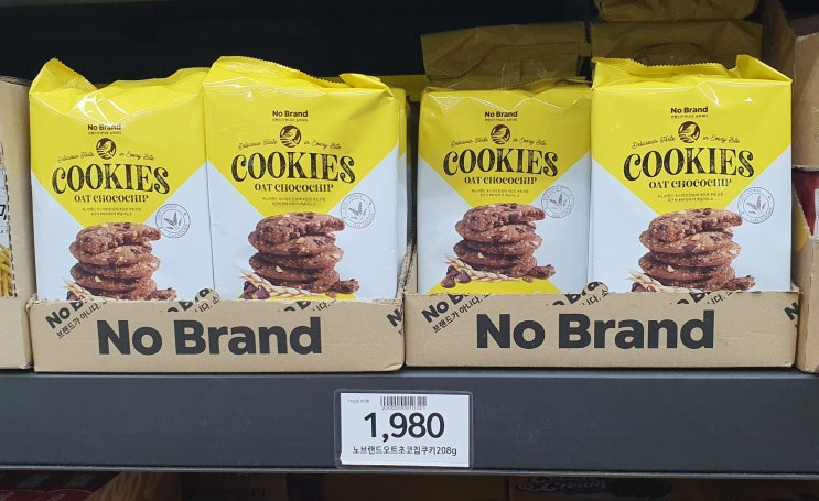 [ 노브랜드 과자 ] 노브랜드 오트 초코칩 쿠키
