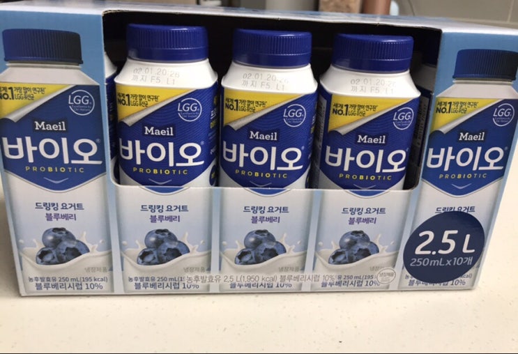  매일유업 바이오 드링킹 요거트 유산균 음료 블루베리 너무 맛나요.