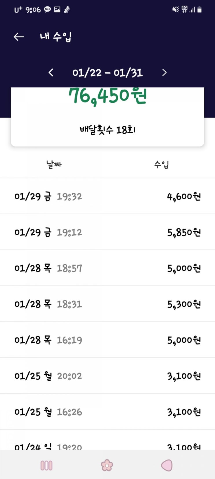  쿠팡이츠 배달파트너 수원 도보 후기