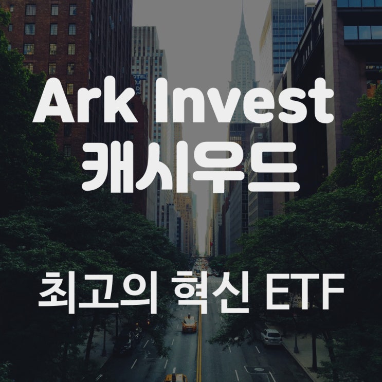ARK Invest ETF와 캐시우드 (ARKK, ARKQ, ARKW, ARKX)