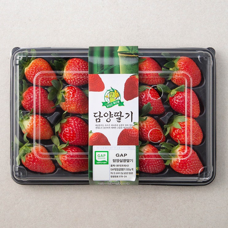 구매평 좋은 GAP 인증 담양 설향딸기, 500g, 1팩(로켓배송) ··· 구매평 좋은 GAP 인증 담양 설향딸기, 500g, 1팩(로켓배송) ···
