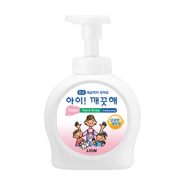 선호도 좋은 아이깨끗해 핸드워시 레몬향, 490ml, 1개(로켓배송) ···