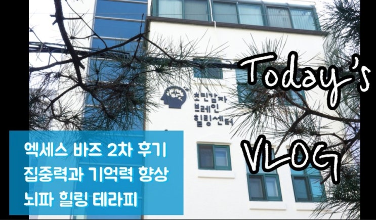  초민감자 블레인 힐링 센터 엑세스바즈2차후기- 뇌파 힐링테라피로 집중력과 기억력이 향상 되었습니다.