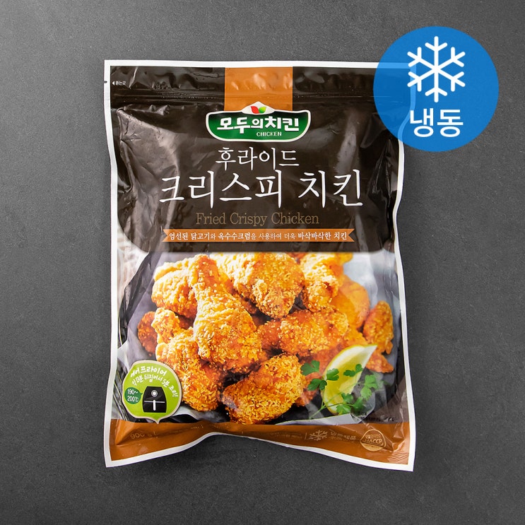 리뷰가 좋은 모두의치킨 후라이드 크리스피 치킨 (냉동), 900g, 1팩(로켓배송) 추천합니다