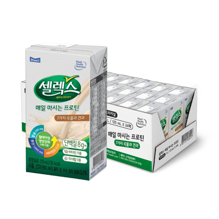 많이 팔린 셀렉스 매일 마시는 프로틴, 125ml, 24개(로켓배송) ···