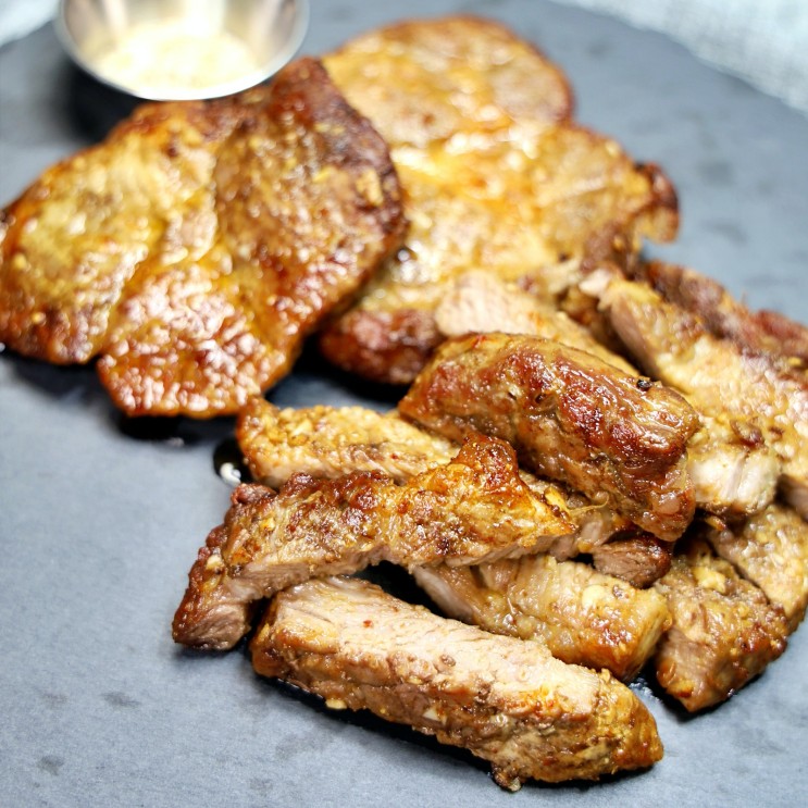 [에어프라이어 요리 추천]돼지목살 스테이크 에어프라이어 돼지목살 요리