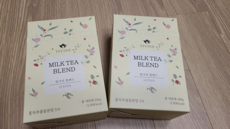  밀크티베이스 티바인 밀크티스틱으로 집에서 티타임 즐기세요.