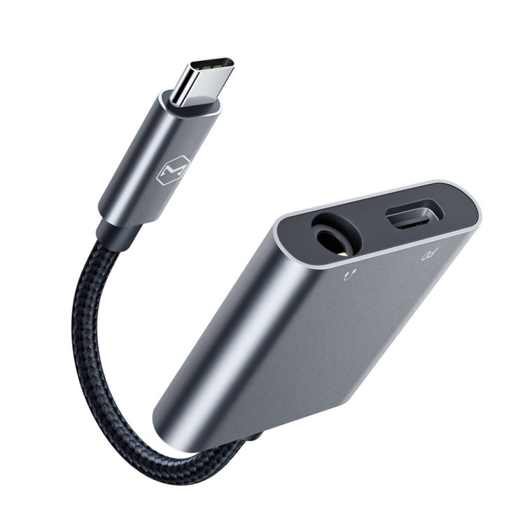 최근 인기있는 맥도도 USB C to 3.5mm 오디오 AUX + C타입 충전 듀얼 젠더 그레이, CA-754(로켓배송) ···