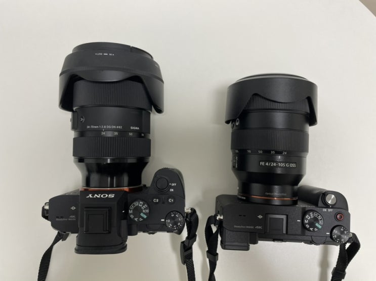 소니 카메라 비교 a7m3 VS a7c, 렌즈 추천, 정품등록 이벤트! (+중고나라 안전거래 사기썰)