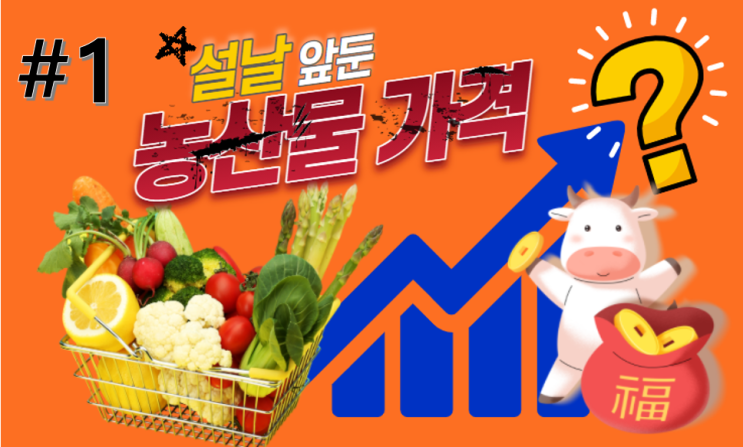  설날에는 농산물 가격이 얼마나 오르나요? #1(2019년, 2020년 설날전 주요 농산물 가격현황)