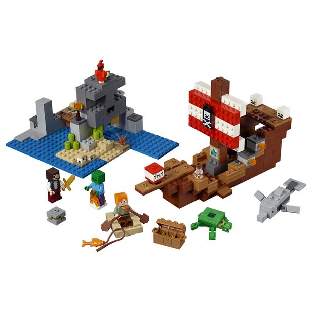 금주 최저가상품 레고 마인크래프트 21152 해적선 모험! 드디어 찾았습니다