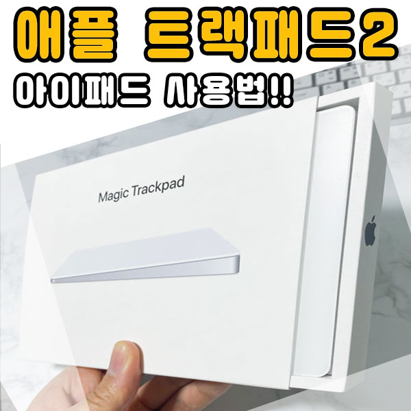  애플 매직 트랙패드2 아이패드 조합 사용법