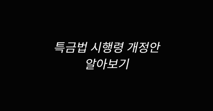  특금법 특정금융정보법 시행령 알아보기