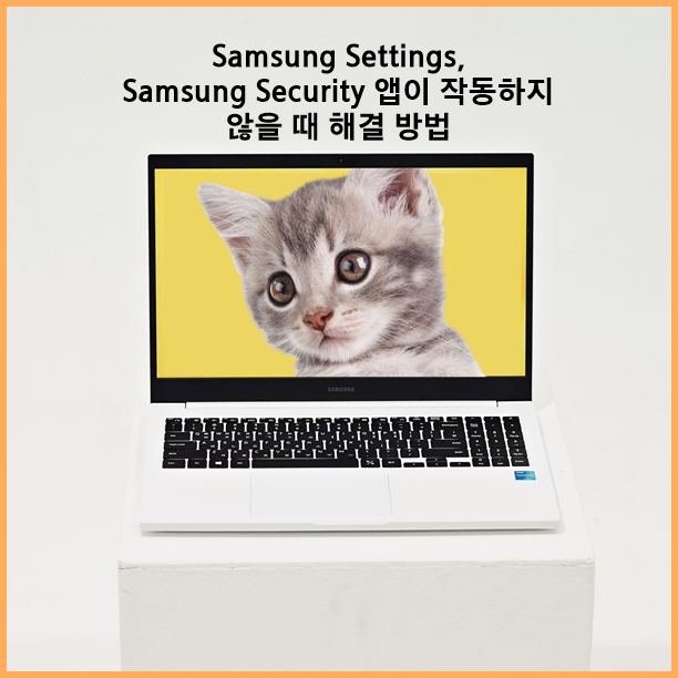 Windows 미설치 모델 삼성 노트북 플러스2 Samsung Settings, Samsung Security 앱이 작동하지 않을 때 해결 방법