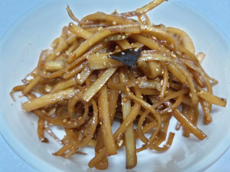  우엉볶음, 들기름으로 맛있게 만드는 법